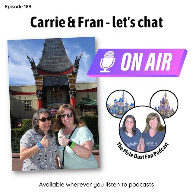 Podcast 189 – Carrie and Fran – let’s chat