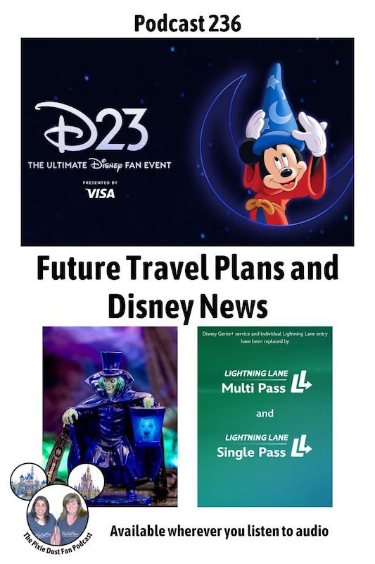 236 Future Travel Plans and Disney News Podcast