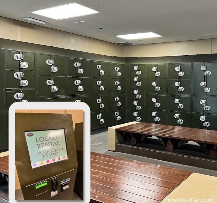 Are there lockers for rent at Walt Disney World?