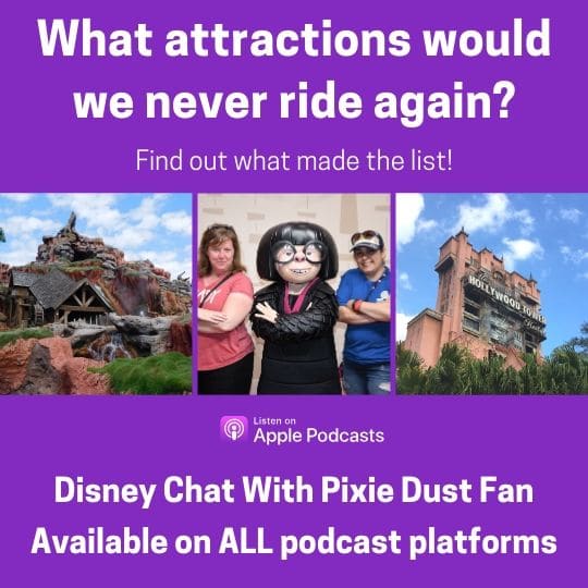 Podcast 44 – Attractions We Won’t Ride Again