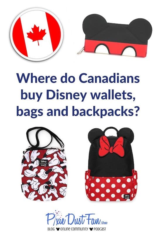 Where To Buy Disney Bags, Wallets and Backpacks in Canada