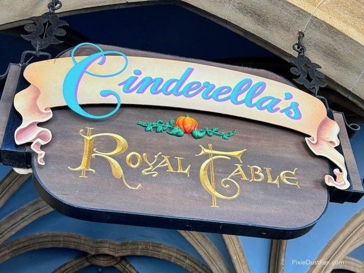 Cindrella's Royal Table Sign