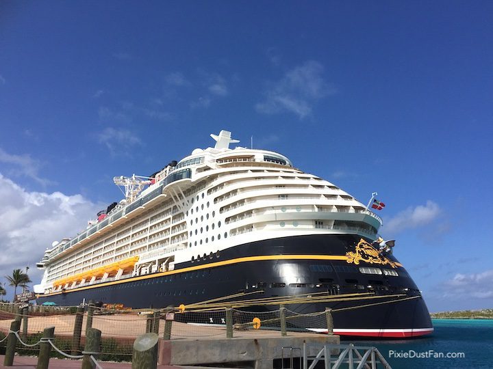 Disney Fantasy in Port at Castaway Cay