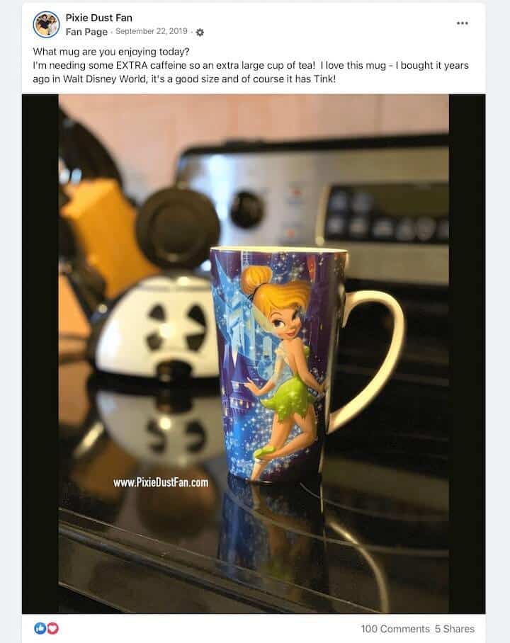 Disney Mug Pixie Dust Fan September 2019