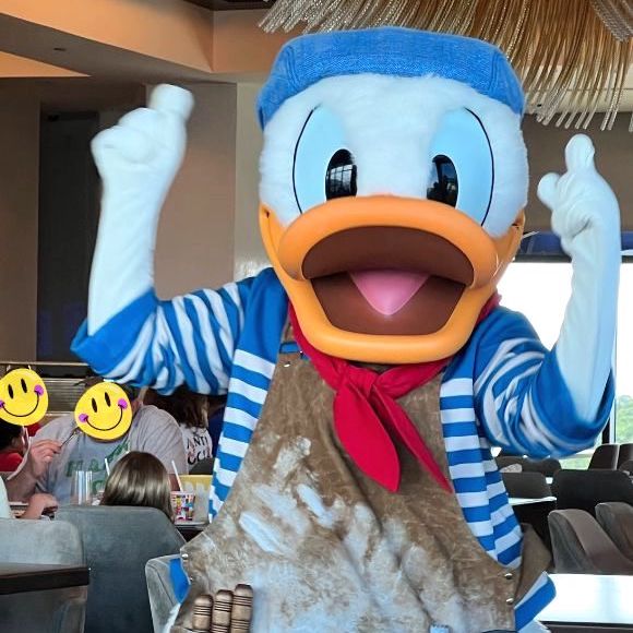 Character dining alone in Walt Disney World