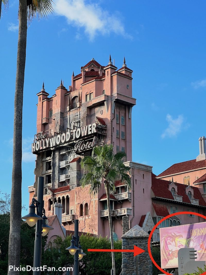 Fantasmic Entrance Tower of Terror