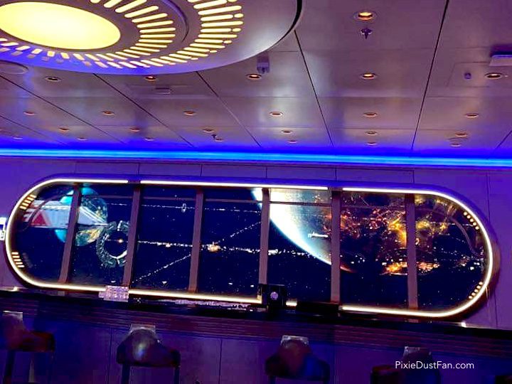 HyperSpace Lounge on the Disney Wish