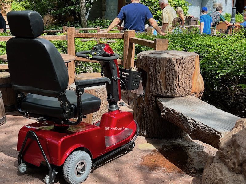 Magic Kingdom Scooter Charging