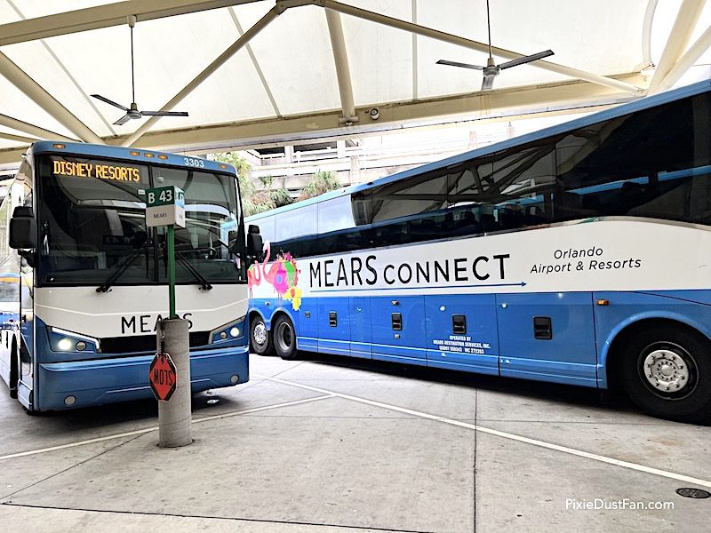 Mears bus to Disney Resorts at MCO