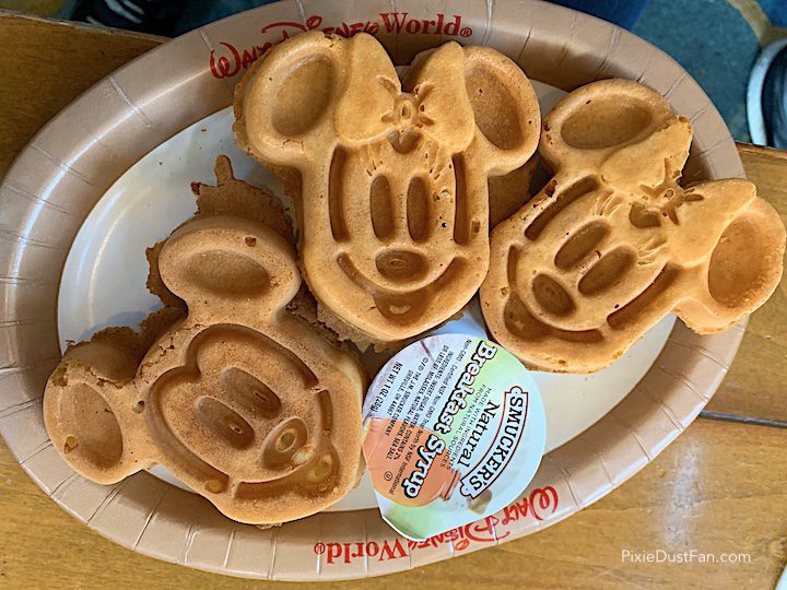 Minnie Waffles at Walt Disney World