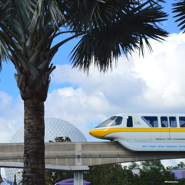 Monorail at Epcot