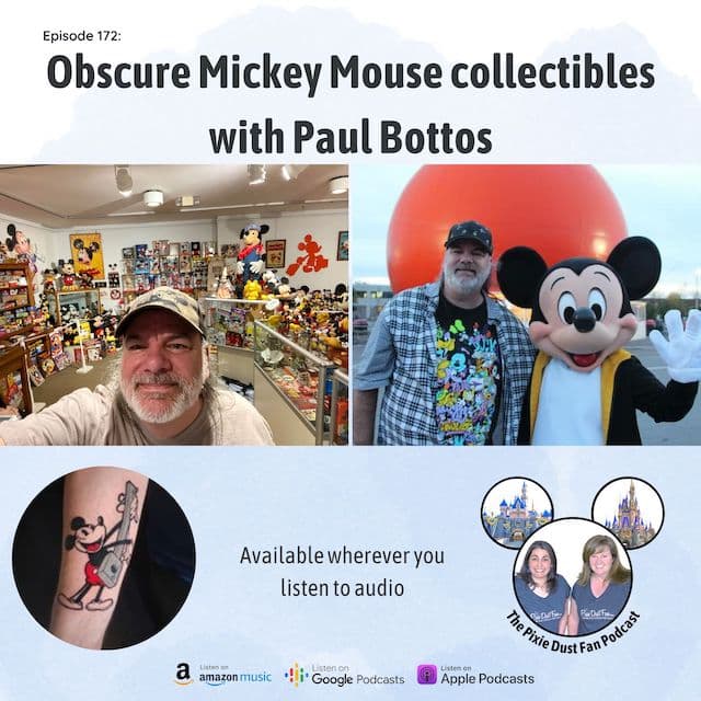 Podcast 172 – Obscure Mickey Mouse collectibles with Paul Bottos