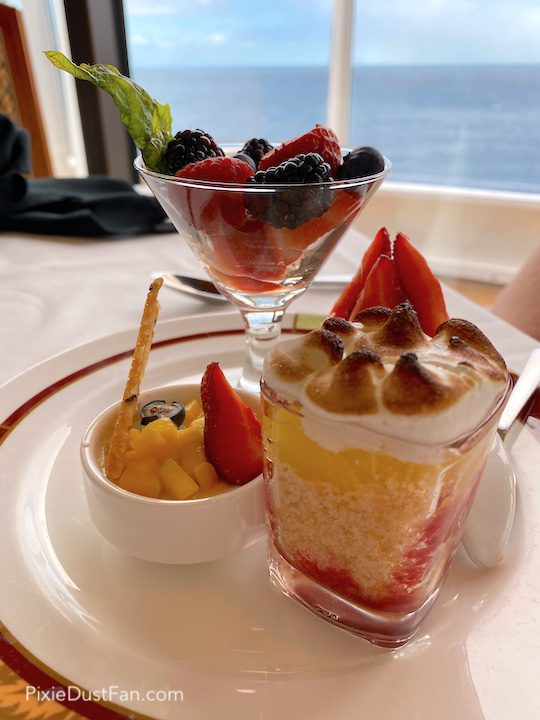 Palo brunch dessert Disney Dream