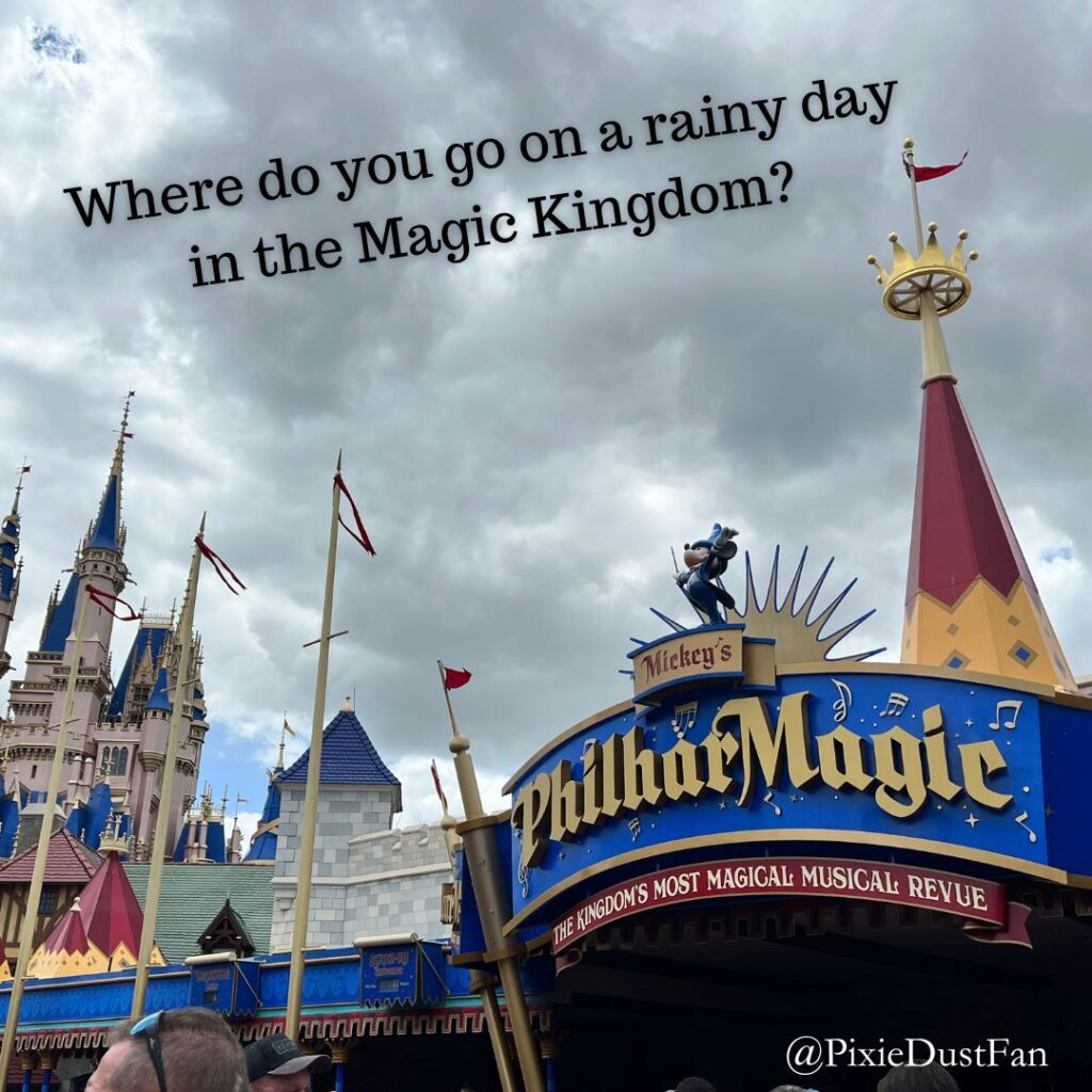 Rainy Day at the Magic Kingdom