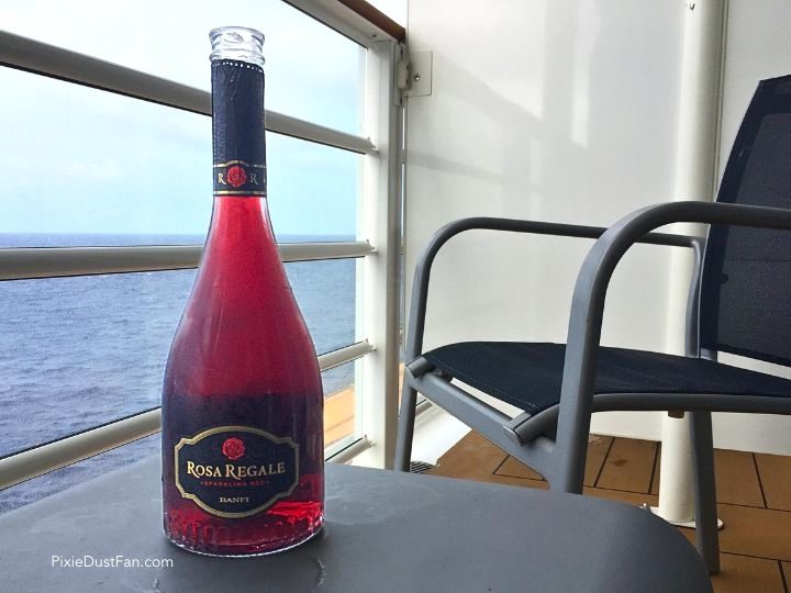 Rosa Regale on Disney Cruise Line Verandah