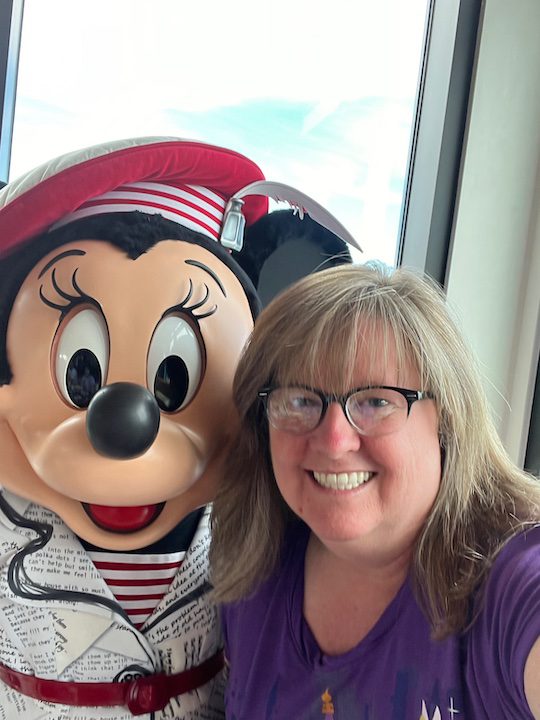 Selfie with Minnie at Topolinos