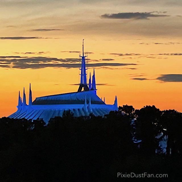 Space Mountain at Dusk