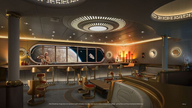 Star Wars Bar on Disney Cruise Line Wish