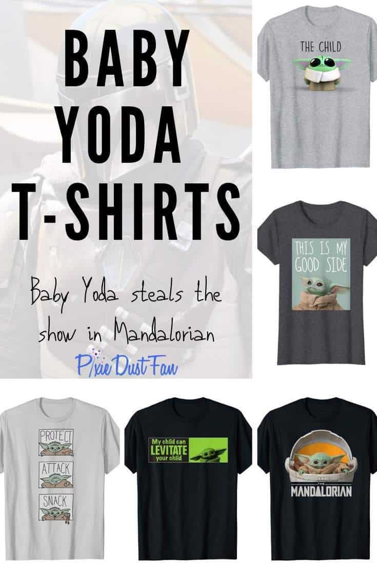 Baby Yoda T-Shirts From Mandalorian