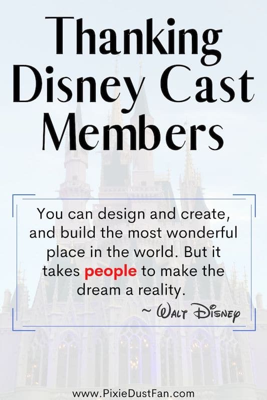 How To Thank And Support Disney Cast Members